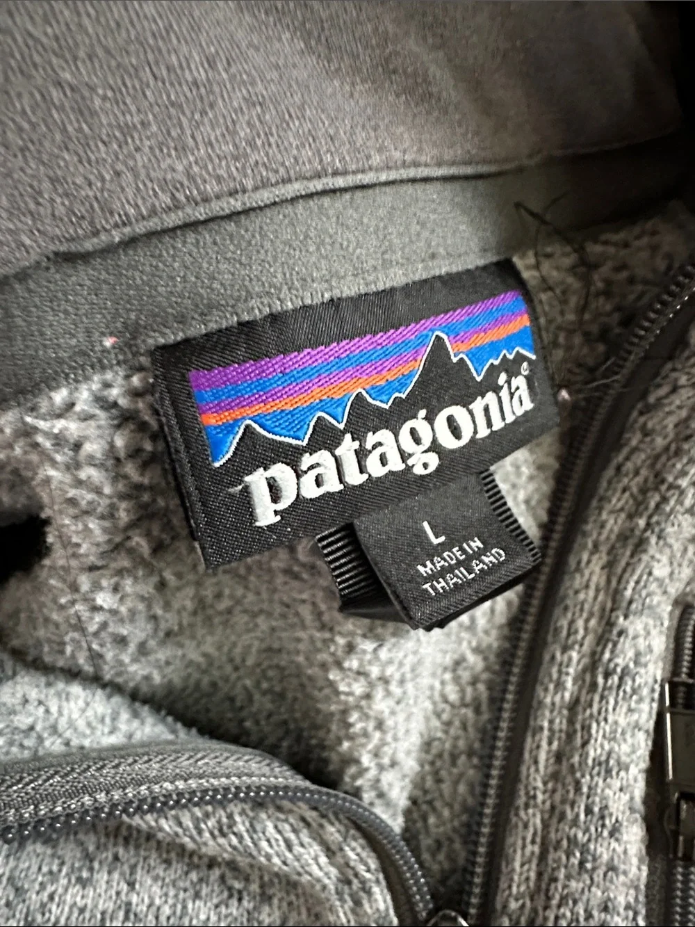 Patagonia Heather Gray Quarter-Zip Fleece Pullover